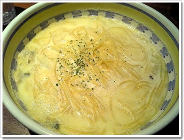 アサリのクリームスープパスタ